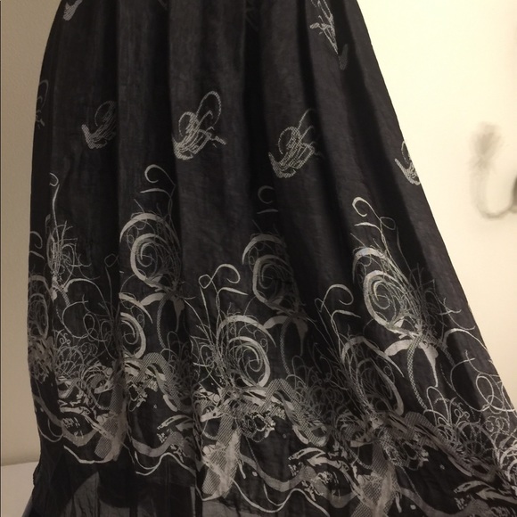 Anthropologie lapis🌷black gray dress size small - Picture 4 of 7